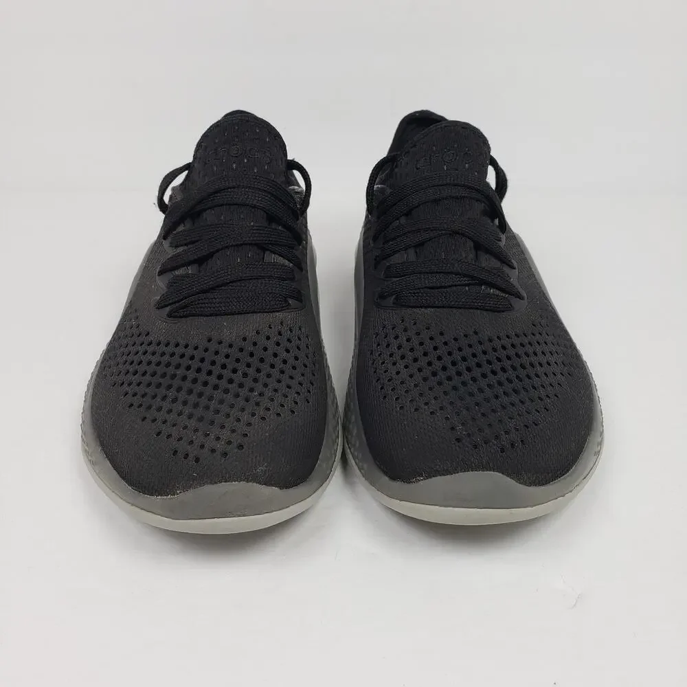 Crocs LiteRide 360 Pacer Womens Size 6 Black Gray Sneaker Shoes 206705